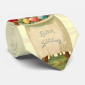 Retro Ostern-Krawatte Krawatte (Gerollt)