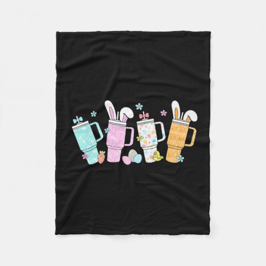 Retro Ostertag Stanley Tumbler Inspiriert Girls Ki Fleecedecke (Vorderseite)