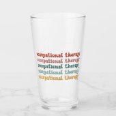 Retro-OT-Arbeitstherapie Personalisiert Glas (Vorderseite)