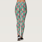 Retro-Ovale und Halbkreise Leggings (Rückseite)