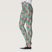 Retro-Ovale und Halbkreise Leggings (Links)