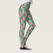 Retro-Ovale und Halbkreise Leggings (Rechts)