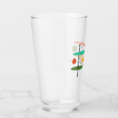 Retro-Ovalen und -Linien Glas (Rechts)