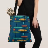 Retro Ovalle Linien & Punkte Tasche (Von Nahem)