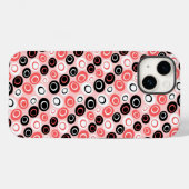 Retro-Ovals Case-Mate iPhone Hülle (Rückseite (Horizontal))