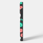 Retro-Ovals iPhone Hülle (Linke Seite)