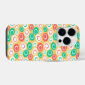 Retro-Ovals iPhone Hülle (Rückseite (Horizontal))