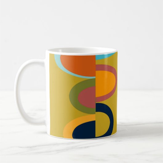 Retro-Ovals Kaffeetasse (Links)