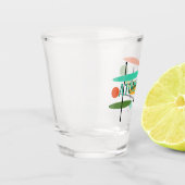 Retro-Ovals & Lines Schnapsglas (Links)