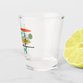 Retro-Ovals & Lines Schnapsglas (Rechts)