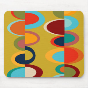 Retro-Ovals Mousepad