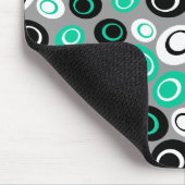 Retro Ovals Muster Mousepad (Ecke)