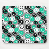 Retro Ovals Muster Mousepad (Vorne)