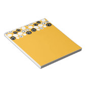 Retro Ovals Muster Notizblock (angewinkelt)