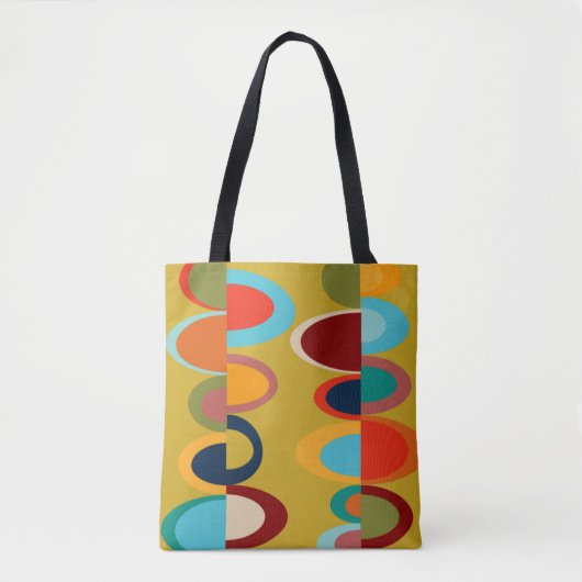 Retro-Ovals Tasche (Vorderseite)