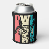Retro Owl Dosenkühler (Kanne Rückseite)