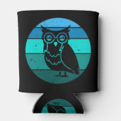Retro Owl Dosenkühler (Rückseite)