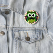 Retro Owl mit Mustache Button (Beispiel)