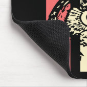Retro Owl Mousepad (Ecke)