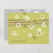 Retro Owls Familie Gerettet Postkarte (Vorne/Hinten)