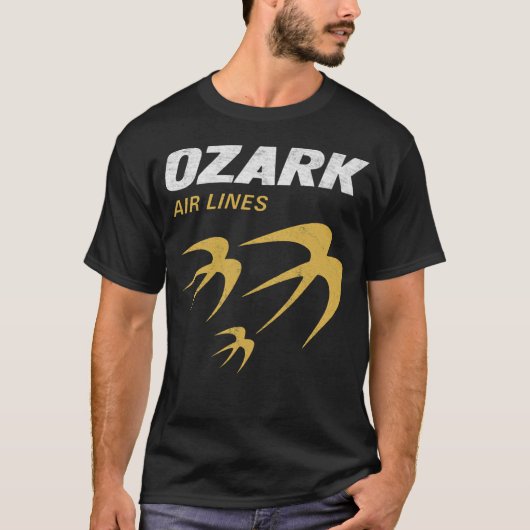 Retro Ozark Air Lines T-Shirt (Vorderseite)