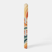 Retro-Ozeanströmungen iPhone 16 Hülle (Rechte Seite)