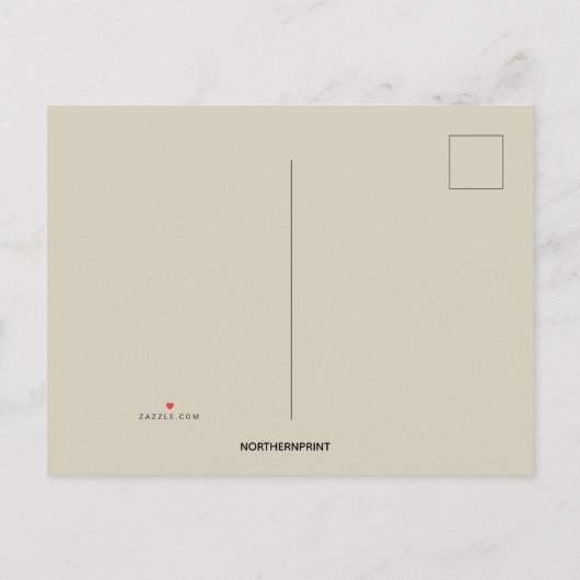 Retro-Paar Save the Date mit Schirm Ankündigungspostkarte (Rückseite)