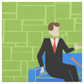 Retro Paare mit Katzen-Gewebe Stoff (Nahaufnahme)