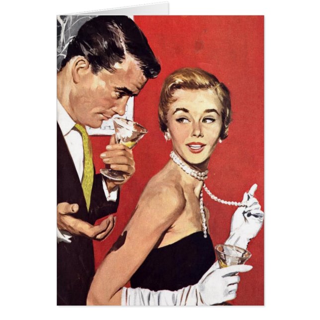 Retro Paare - Schwarzes ist für Begräbnisse, (Vorne)