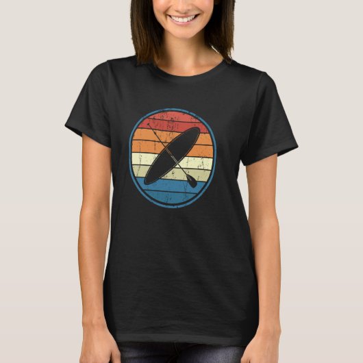 Retro Paddling QuoteLife Is All About Balance Padd T-Shirt (Vorderseite)