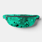 Retro Paint Spritzer Effect Green & Black Bauchtasche (Ablage )