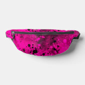 Retro Paint Spritzer Effect Pink & Black Bauchtasche (Ablage )