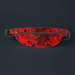 Retro Paint Spritzer Effect Red & Black Bauchtasche<br><div class="desc">Das helle und lebendige Farbmuster des Spritzers ist ein Mix aus roten und schwarzen Spritzern. Dieses abstrakte und chaotische Design wäre das perfekte Geschenk für einen Künstler,  für ein Wochenendabbruch,  einen Sommerurlaub,  für Shoppingtouren oder eine Wanderung in eine ländliche Kneipe.</div>