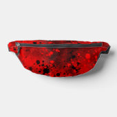 Retro Paint Spritzer Effect Red & Black Bauchtasche (Ablage )