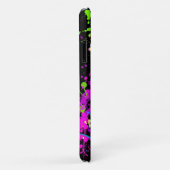 Retro Paint Spritzer Neon Custom Case-Mate iPhone Hülle (Hinten/Rechts)