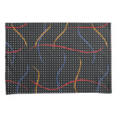 Retro Paint Spritzer und Dots Pillow Case Kissenbezug (Vorderseite-Rechts)