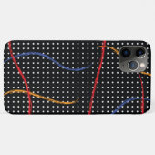 Retro Paint Spritzer und Punkte Case-Mate iPhone Hülle (Rückseite (Horizontal))