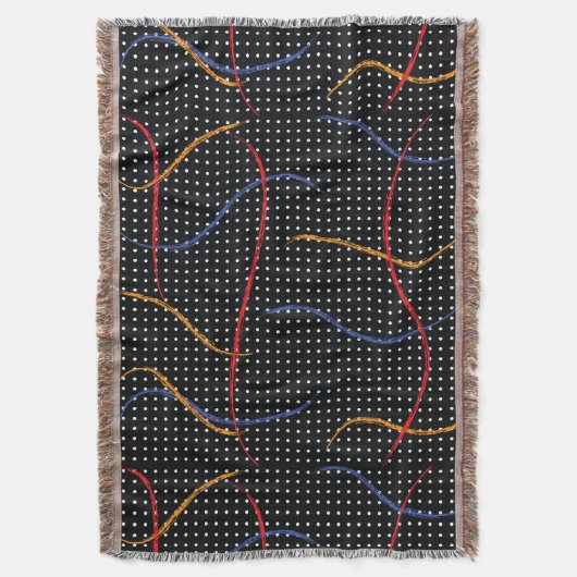 Retro Paint Spritzer und Punkte Decke (Vorderseite Vertikal)