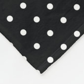 Retro Paint Spritzer und Punkte Fleecedecke (Ecke)