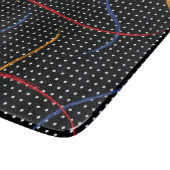 Retro Paint Spritzer und Punkte Schneidebrett (Ecke)