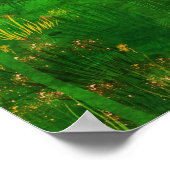 Retro Painted Landscape Poster der 70er Jahre (Ecke)