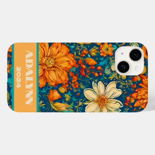 Retro Painting Abschluss Geschenke für Enkeltochte Case-Mate iPhone Hülle (Rückseite (Horizontal))