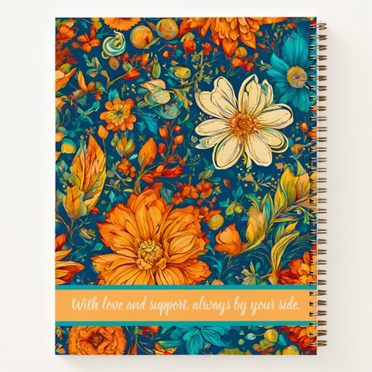 Retro Painting Abschluss Geschenke für Enkeltochte Notizblock (Rückseite)