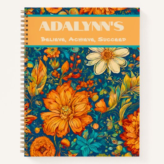 Retro Painting Abschluss Geschenke für Enkeltochte Notizblock (Vorderseite)