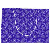 Retro Paisley Bandanna/Bandana Große Geschenktüte (Rückseite)