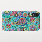Retro Paisley Pattern Case-Mate iPhone Hülle (Rückseite (Horizontal))