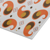 Retro Paisley Schneidebrett (Ecke)