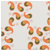 Retro Paisley Stoff (Nahaufnahme)