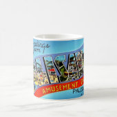 Retro Palisades Vergnügungspark Kaffeetasse (Mittel)