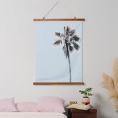Retro Palm California Wall Wandteppich Mit Holzrahmen (Schlafzimmer)